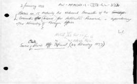 Chile, Decree no. 15 concerning the Committee for Antarctic Research of the Ministry of Foreign A...