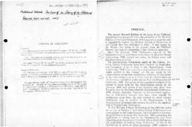 Laws of the Colony of the Falkland Islands